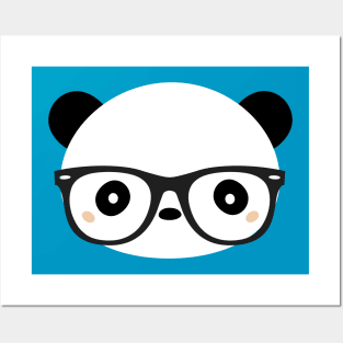 Kawaii Panda Geek T-Shirt Posters and Art